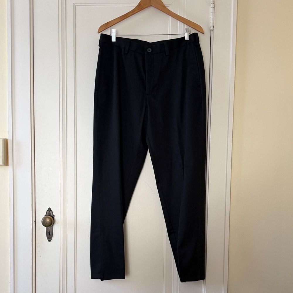 Haggar Men's Elegant Black Dress Pants